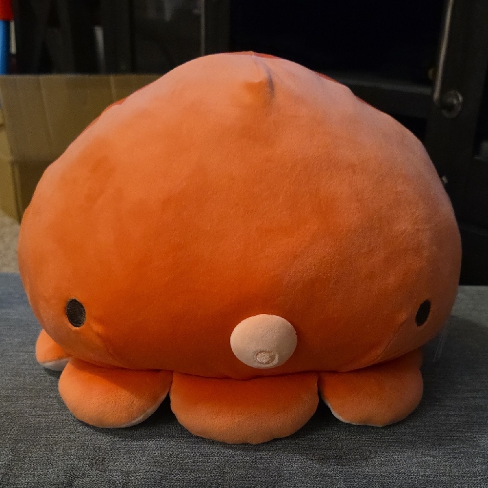 Livheart Orange Stuffed Octopus Plush Toy